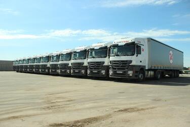 20 грузовиков Mercedes-Benz Actros пополнили парк ГК «Трансальянс»
