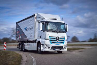 Полностью электрический Mercedes-Benz eActros проходит эксплуатационные испытания