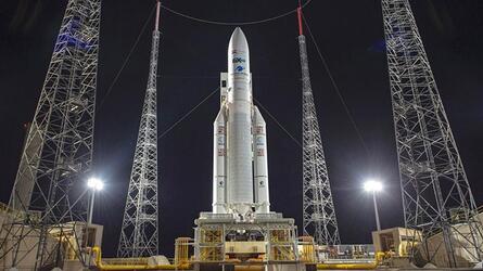 Запуск европейской ракеты Ariane 5 отложили на неопределенный срок за 20 минут до старта