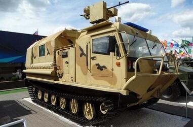 Российские пограничники получили опытный образец вездехода ТМ-140