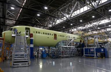 В Иркутске собрали фюзеляж МС-21 для испытаний самолета с двигателями ПД-14