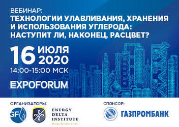 Второй вебинар Energy Delta Institute (EDI) в преддверии ПМГФ-2020 состоится 16 июля 2020 года