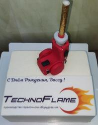 TECHNOFLAME: испытание "сладкой" горелки