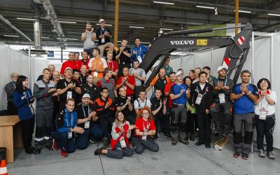 Volvo CE вновь выступит партнером WorldSkills в России