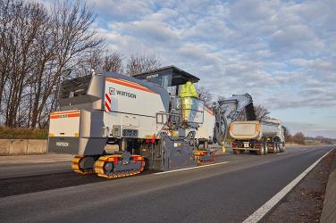Мощная фреза W 210 F пополнила ассортимент новых больших фрез Wirtgen