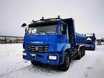 Компания КАМАЗ представила первый отечественный беспилотный самосвал