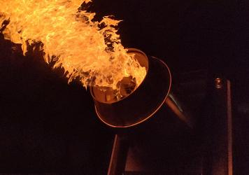 Демонстрация этапов работы горелки TECHNOFLAME на выставке «BOILERS and BURNERS»