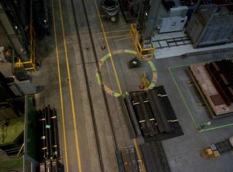 Konecranes об опыте использования опции "Световые границы опасной зоны работы крана"