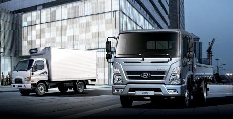Hyundai Mighty полностью сменили предыдущее поколение грузовиков HD78