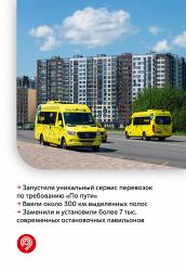 Уровень развития общественного транспорта за последние 10 лет