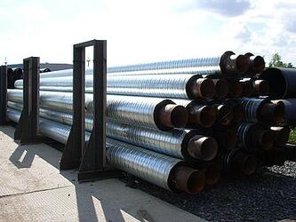 Производство оцинкованной оболочки на заводе ООО "Изоляционные технологии"