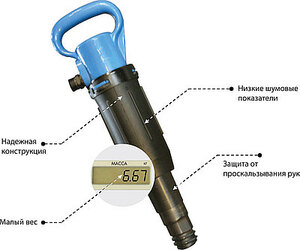 Самые лёгкие молотки отбойные пневматические серии МС