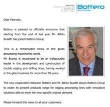 Сотрудничество Bottero с господином Аттилио Бузетти Сотрудничество Bottero с господином Аттилио Бузетти