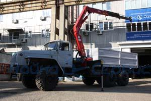 Урал с КМУ Amco Veba 115 2s