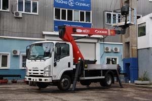 АГП Socage T318 на базе ISUZU NPR75L