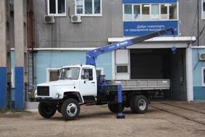 ГАЗ-33086 «Земляк» с КМУ Tadano