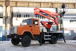 Автогидроподъёмник на базе ЗИЛ-433362