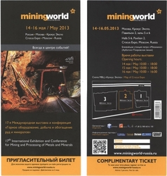 Всех горнопромышленников приглашаем на Mining World 2013!
