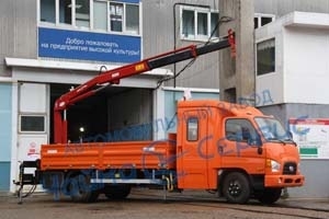 Увеличенная двухрядная кабина на полноприводном Hyundai HD-78!