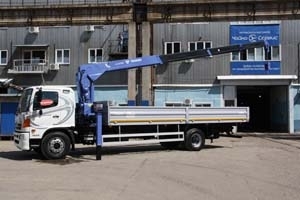 Новый кран Tadano на шасси HINO-500