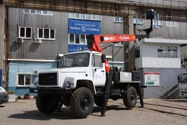 Автогидроподъёмник Socage T318 на базе ГАЗ-33088 «Садко»