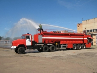 Cоздан новый специальный пожарный автопоезд КрАЗ-6443 (АЦ-30-70-2)