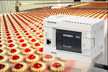 Mitsubishi Electric продолжает линейку компактных ПЛК MELSEC FX, моделью FX3GE со встроенным портом