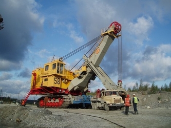 Новый уралмашевский шагающий экскаватор ЭШ 20.90С направлен для работы в Эльгинский угольный разрез