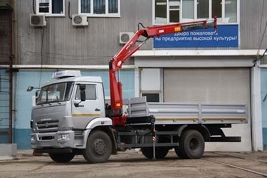 Бортовой КАМАЗ-43253 с КМУ Amco Veba 808N 2s
