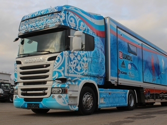 Scania поставила уникальный автомобиль Федерации лыжных гонок России
