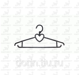 Вешалка для трикотажа и костюмов с поворачивающимся крючком (L=410 мм)