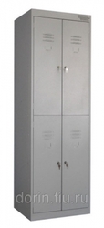 Металлический шкаф для одежды ШРK-24-800