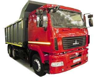 Самосвал МАЗ презентовали в Петербурге