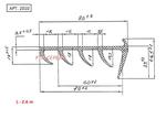 Профиль уплотнения для рефрижераторов