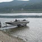 Алюминиевый водометный катер