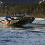 Водометный алюминиевый катер