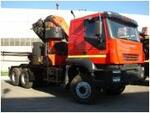 "Седельный тягач "IVECO-AMT 633910" с краном-манипулятором "Palfinger PK 40002"