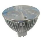 Светодиодная лампа 3Х1Вт MR16 Тип А, цвет белый теплый 12V