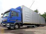 Автопоезд 120м3 борт-тент, общая г/п 11т, MAN TGL 8.220BL + прицеп, 2 спальника, 2011 г.в. Без РФ! В наличии!