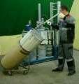 Установка для утилизации люминесцентных и энергосберегающих ламп.