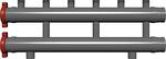 Распределительная гребенка DN 65 x 1 1/4" на 3 контура