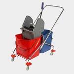 Тележка двухведерная 2x25 л с отжимом
