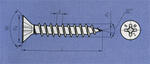 Шуруп универсальный (CHIPBOARD SCREW), черное фосфатирование или оцинкованный  ТУ BY 400024166.007-2008