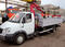 ГАЗ-33106 с манипулятором Amco Veba 807NT-2S с ковшовым захватом