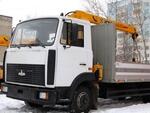 Кран-манипулятор SQ3.2SK2Q на шасси МАЗ-4370