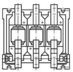 Контактор КМ17Р33