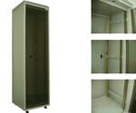 Шкаф напольный 19' 18U 897X590X600 металическая дверца