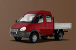 Бортовой автомобиль с двухрядной кабиной ГАЗ-33023