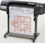 Плоттер HP DesignJet 1050c plus с СНПЧ