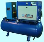 Винтовой компрессор с осушителем SKiF 11-R500D на ресивере (V=1500л/мин; Р=13bar; N=11kW; Рес=500л.; Т.осуш.+5гр.С) Всегда в наличии.